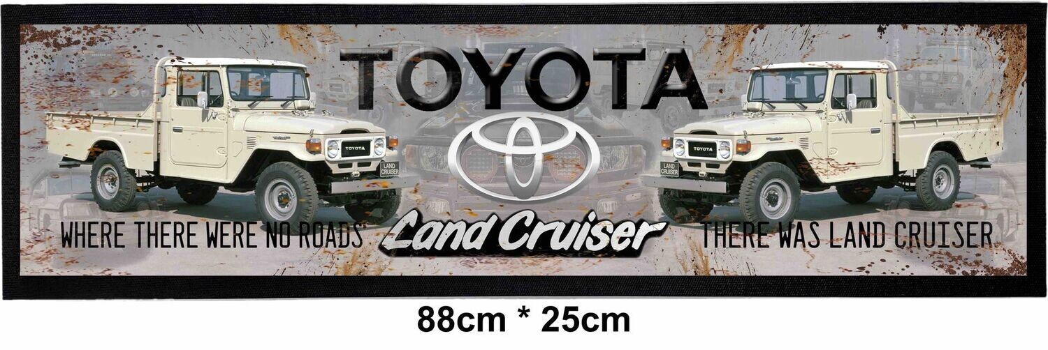 Toyota Land Cruiser Rubber Backed Bar Mat