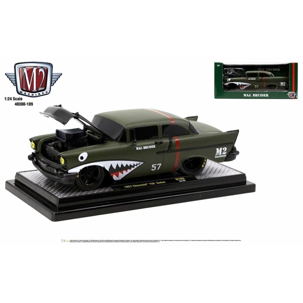 M2 Machines R109 1957 Chevy 150 Sedan Ground Pounder