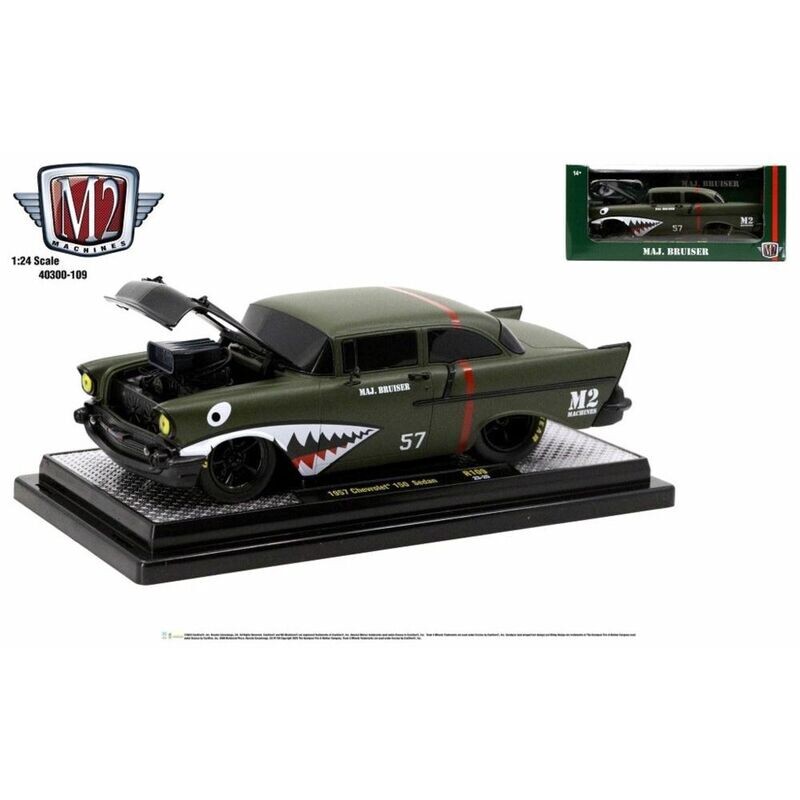 M2 Machines R109 1957 Chevy 150 Sedan Ground Pounder