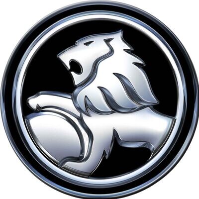 Holden Lion 30cm Round Tin Sign