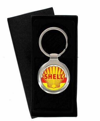 Shell Oil Metal Keyring