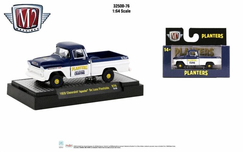 M2 Machines R76 Planters 1959 Chevrolet Apache De Luxe Fleetside