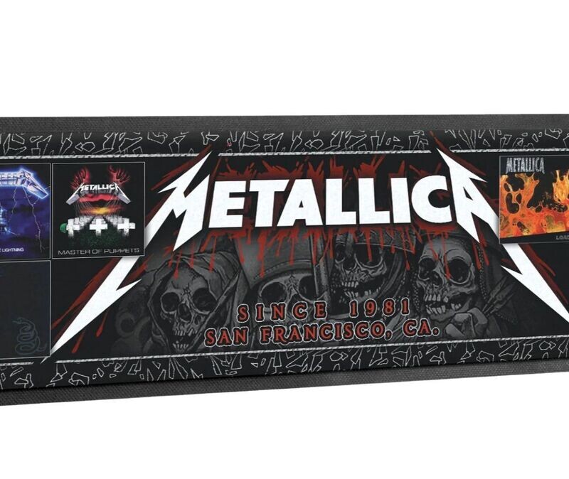 Metallica Albums Bar Runner