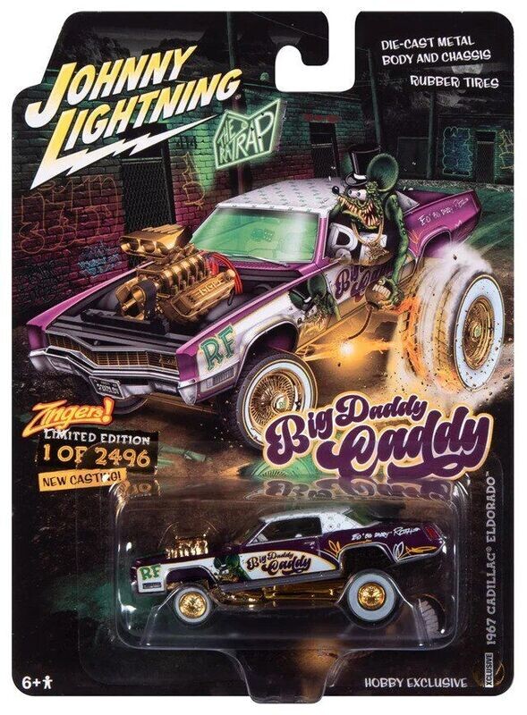 Johnny Lightning Rat Fink 1967 Cadillac Eldorado Zinger