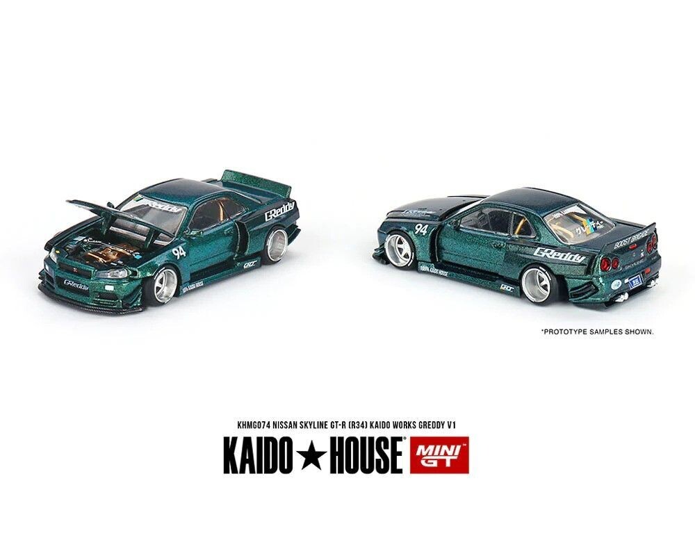 Kaido House KHMG074 Nissan Skyline GT-R (R34) Kaido Works GReddy V1