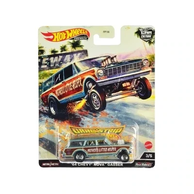 Hot Wheels Premium Car Culture Drag Strip Demons '64 Chevy Nova Gasser