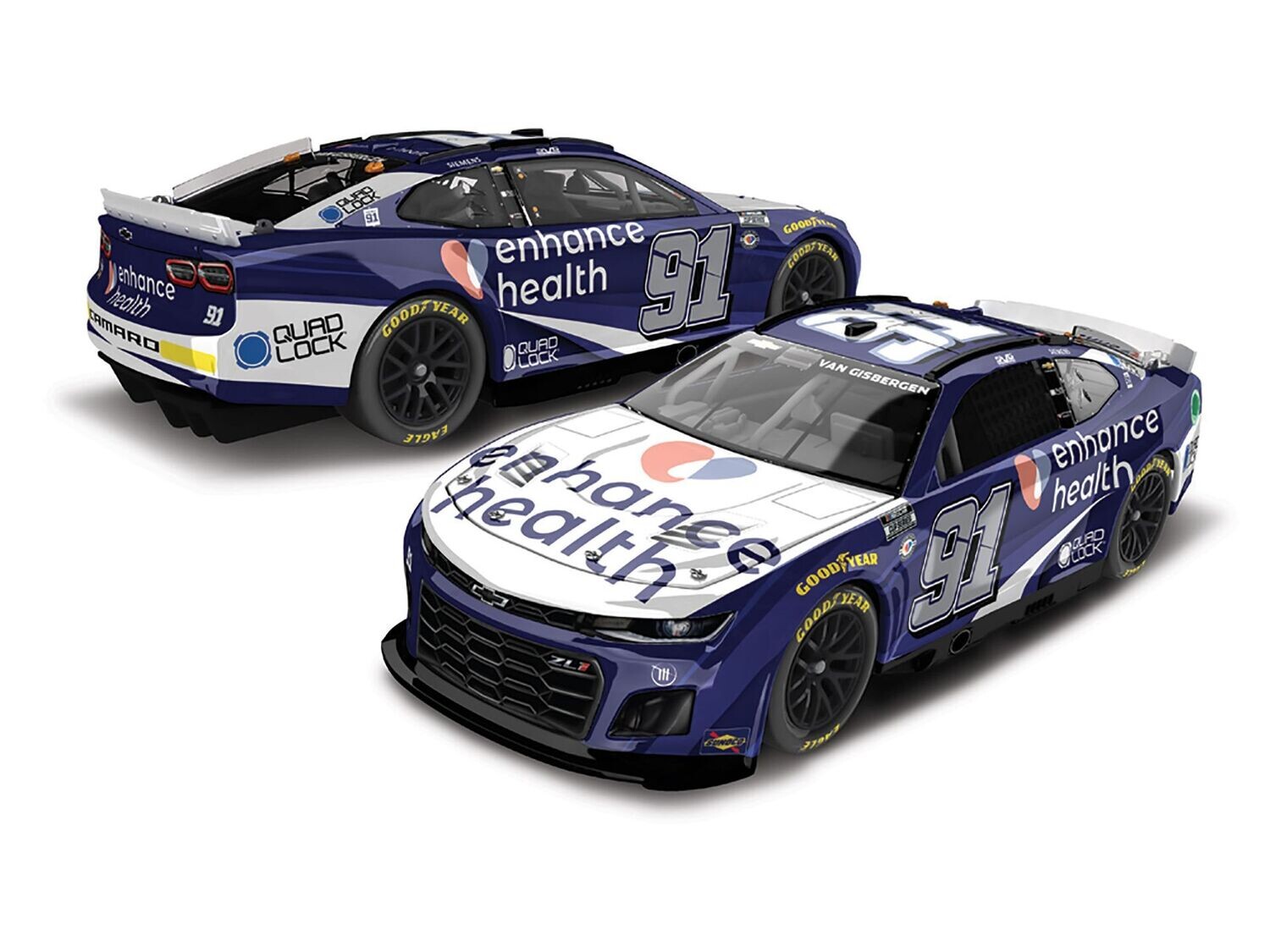 Lionel Racing 1/24 Shane Van Gisbergen #91 Enhance Health 2023 Camaro ZL1 STANDARD Chicago Winner