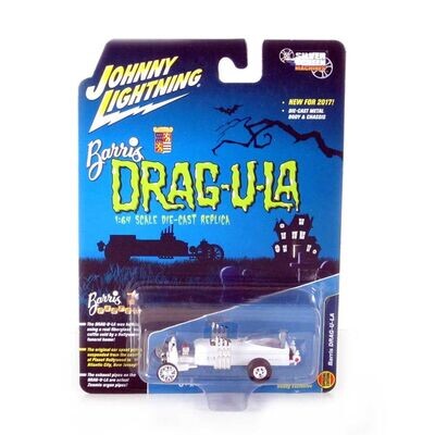 Johnny Lightning Silver Screen The Munsters Barris Drag-U-la White Lightning