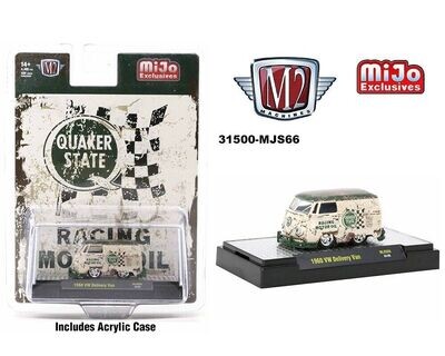 M2 Machines MJS66 1960 VW Delivery Van QUAKER STATE Weathered