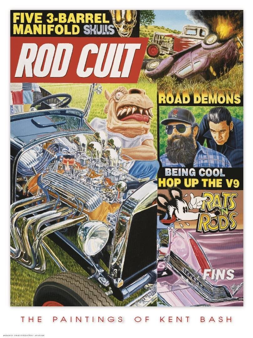 The Paintings of Kent Bash Rod Cult Print