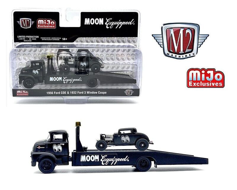 M2 Machines Auto-Haulers 1956 Ford COE & 1932 Ford 3 Window Coupe