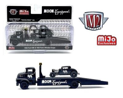 M2 Machines Auto-Haulers 1956 Ford COE & 1932 Ford 3 Window Coupe
