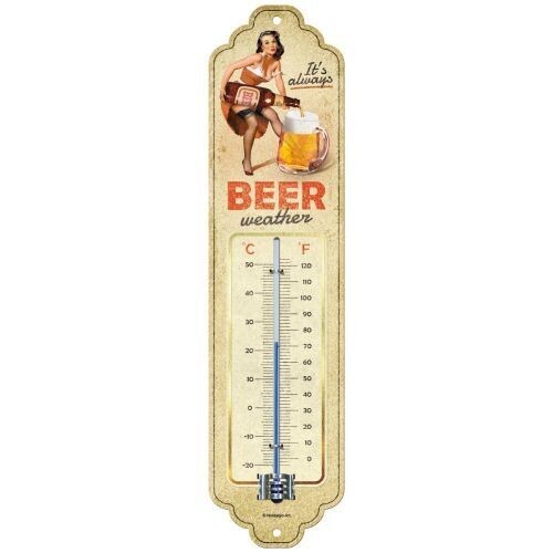Nostalgic-Art Thermometer It's Always Beer Weather