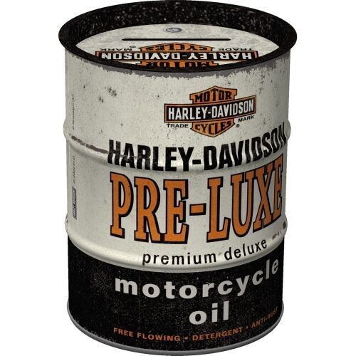 Nostalgic-Art Money Box Oil Harley-Davidson Pre-Luxe 9.3x9.3x11.5cm