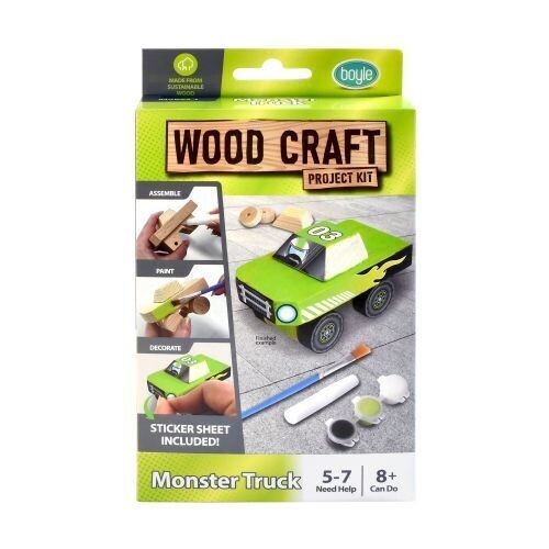 Boyle Wood Craft Project Kit Monster Truck