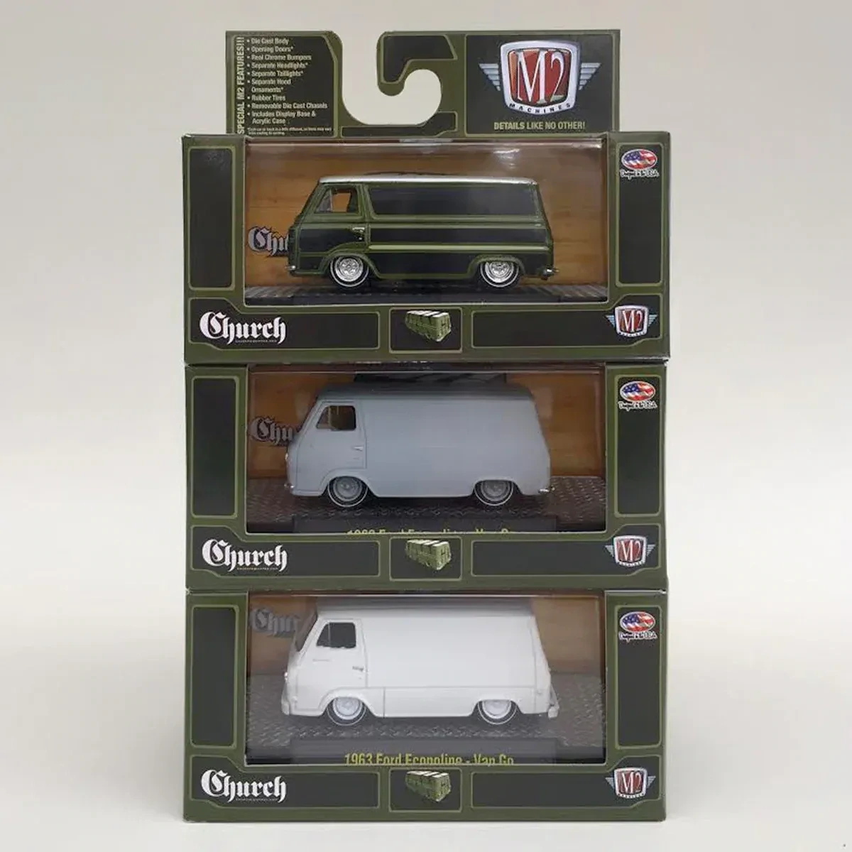 M2 Machines Church 1963 Ford Econoline - Van Go