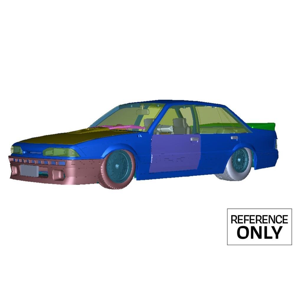 (Preorder) DDA321 1/24 Brite Orange VL Holden Commodore Custom