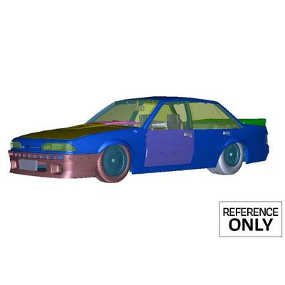 (Preorder) DDA321 1/24 Brite Orange VL Holden Commodore Custom