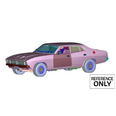 (Preorder) DDA908 1/24 Yellow Ford XB GT Sedan