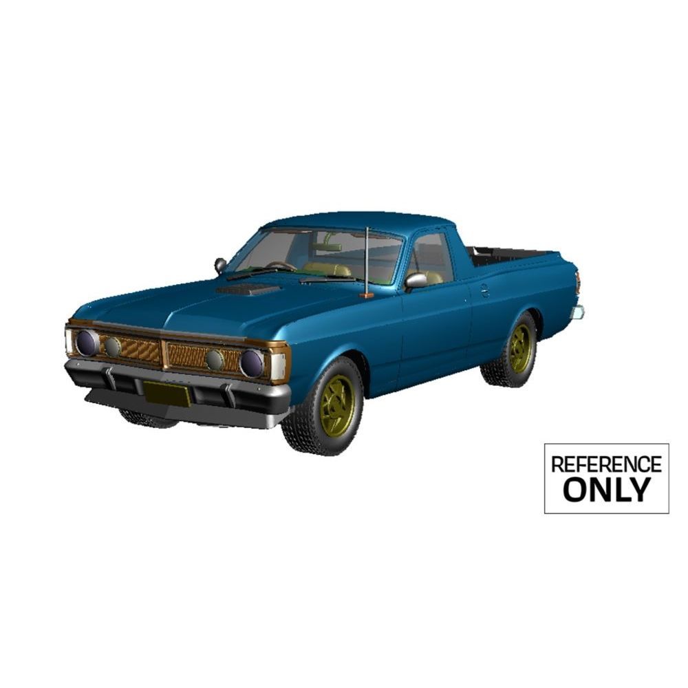 (Preorder) DDA2481 1/24 White XY Ford Ute Standard