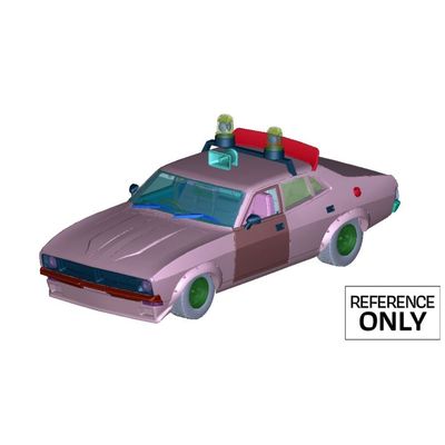 (Preorder) DDA907 1/24 Big Bopper XB Pursuit Custom - Movie