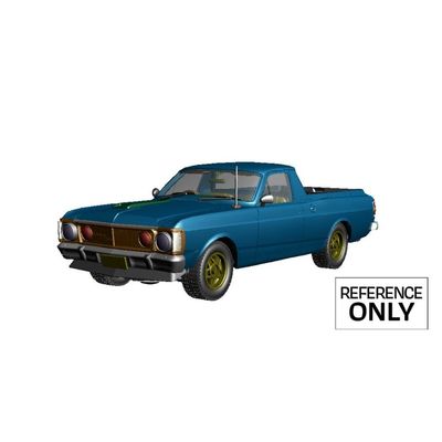 (Preorder) DDA2486 1/24 Candy Red XW Ford Ute GT