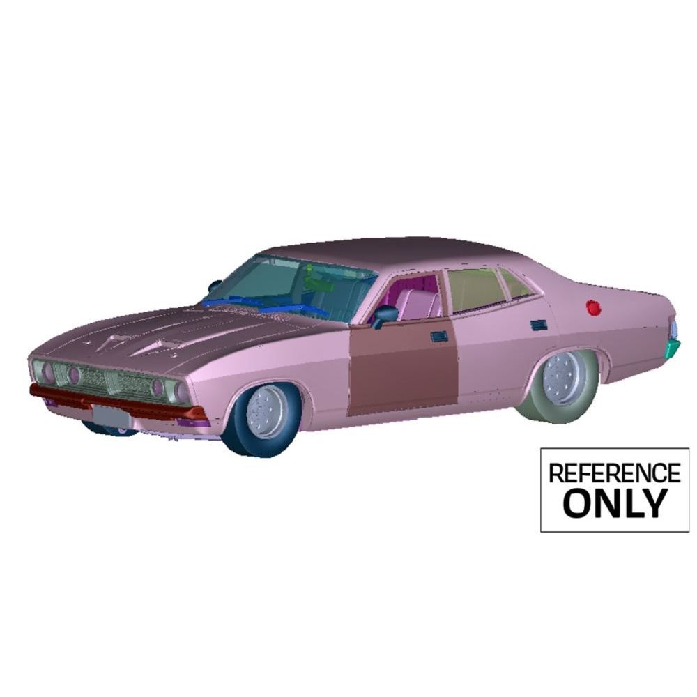 (Preorder) DDA909 1/24 Red Ford XB GT Sedan Custom