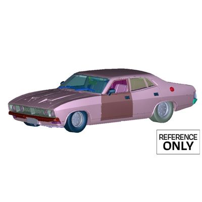 (Preorder) DDA909 1/24 Red Ford XB GT Sedan Custom