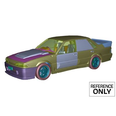 (Preorder) DDA322 1/24 Panorama Silver VL Holden Walkinshaw Standard
