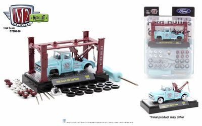 M2 Machines Model Kit R68 1956 Ford F-100 Tow Truck
