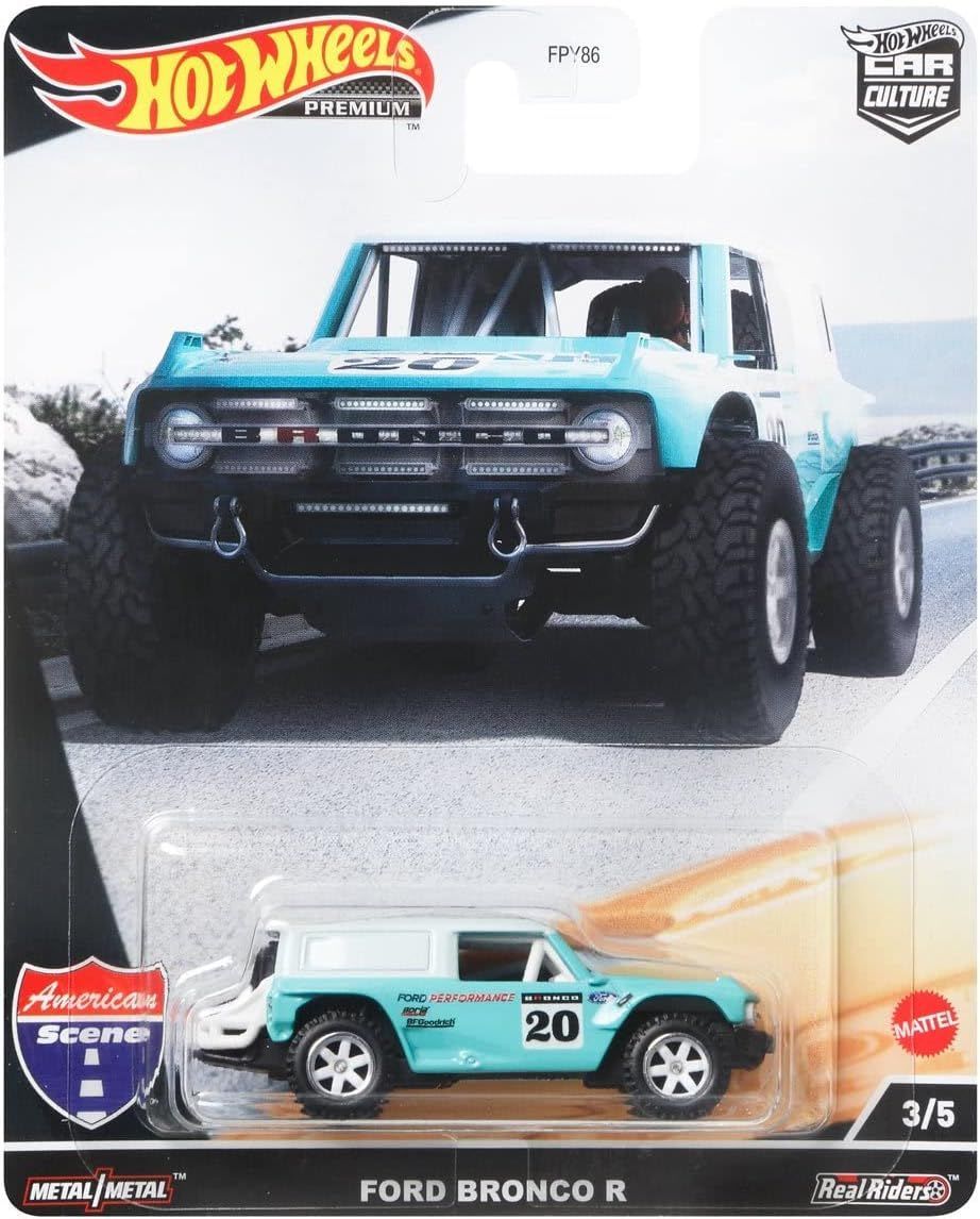 Hot Wheels Premium Car Culture American Scene Ford Bronco R