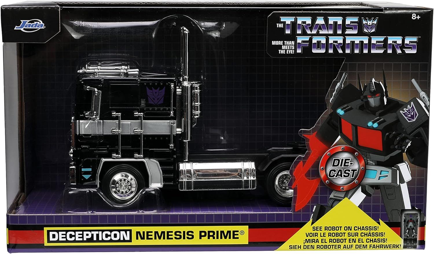 Jada Transformers Decepticon Nemesis Prime