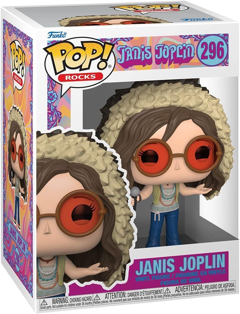Funko Pop! Rocks #296 Janis Joplin Vinyl Figure