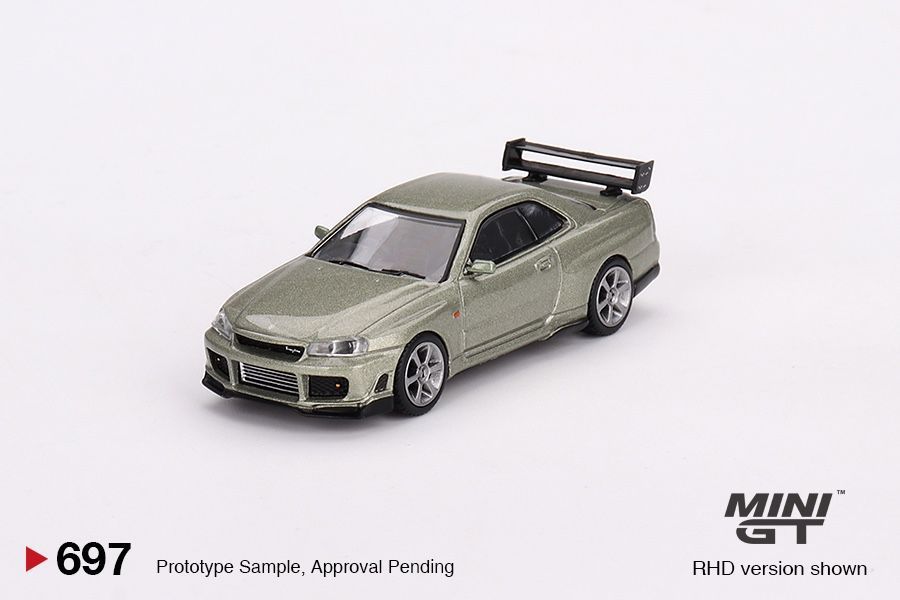 Mini GT Nissan Skyline GT-R (R34) Tommykaira R-Z Millenium Jade
