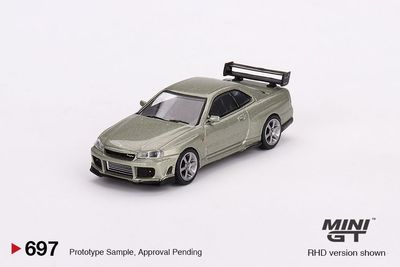 Mini GT Nissan Skyline GT-R (R34) Tommykaira R-Z Millenium Jade