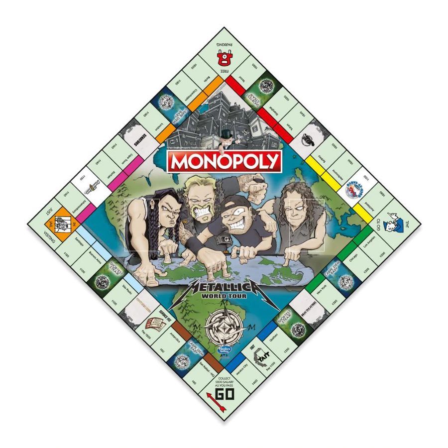 Metallica World Tour Edition Monopoly