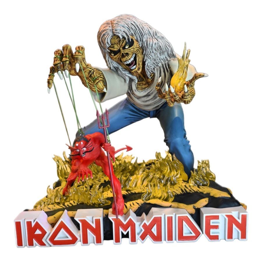 KnuckleBonz Iron Maiden Number of the Beast Statue