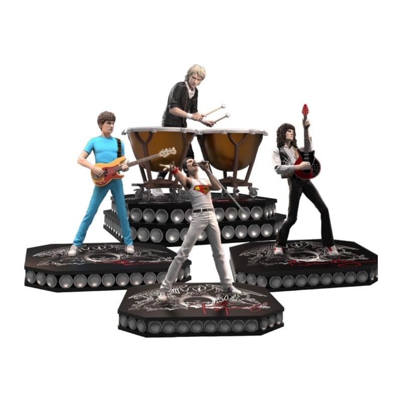 KnuckleBonz Queen Rock Iconz Statue Set of 4