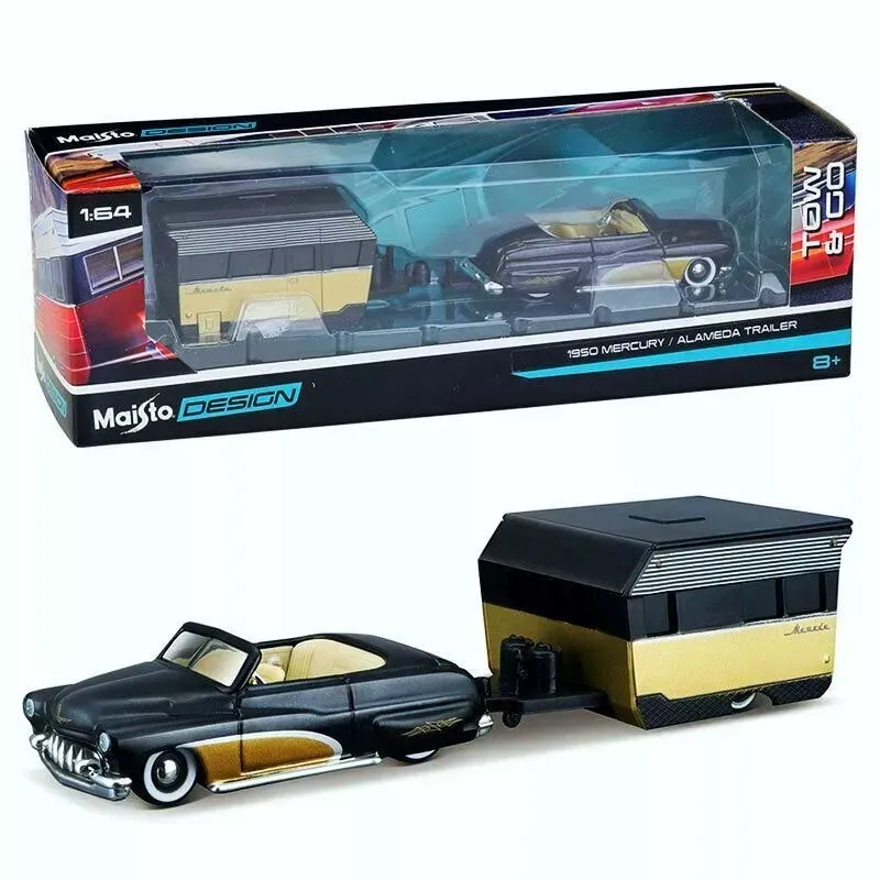 Maisto Design Tow & Go 1950 Mercury / Alameda Trailer