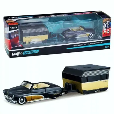 Maisto Design Tow & Go 1950 Mercury / Alameda Trailer