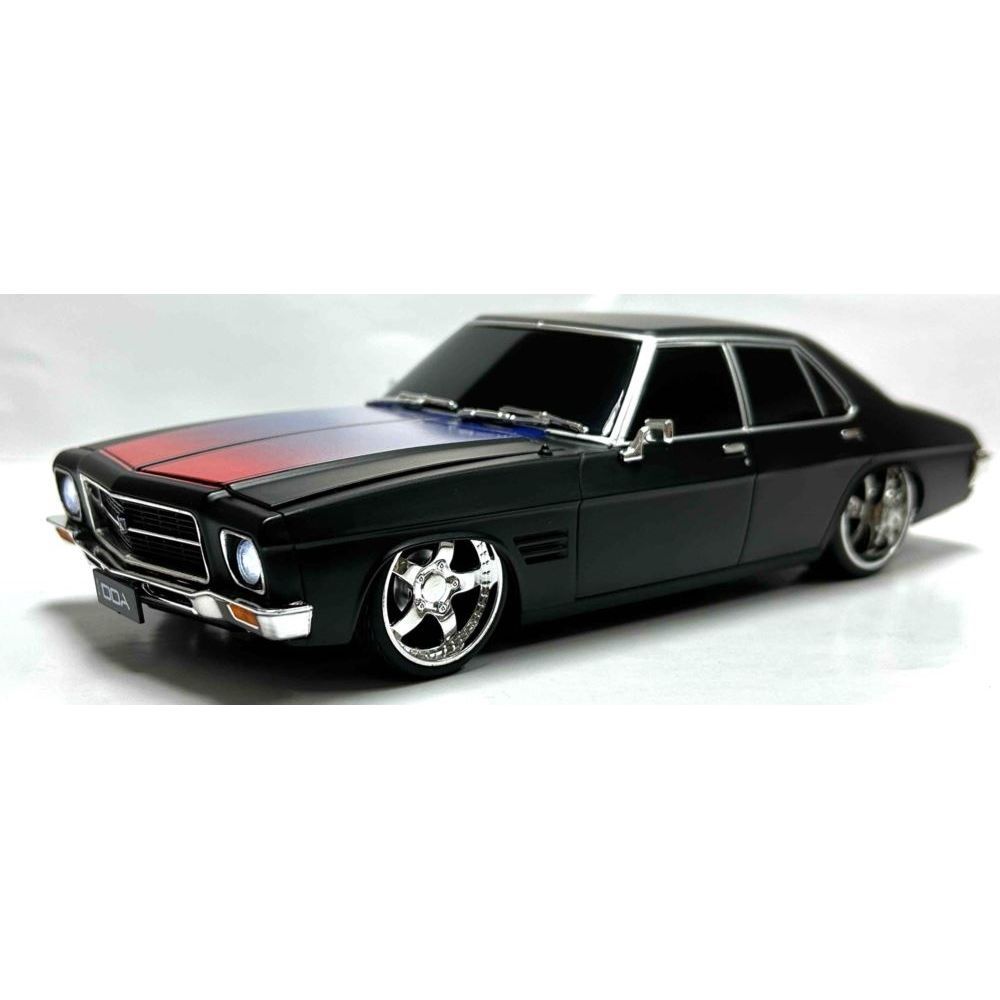 DDALU13 1/24 Spectra Rides Matte Black HQ Holden Sedan