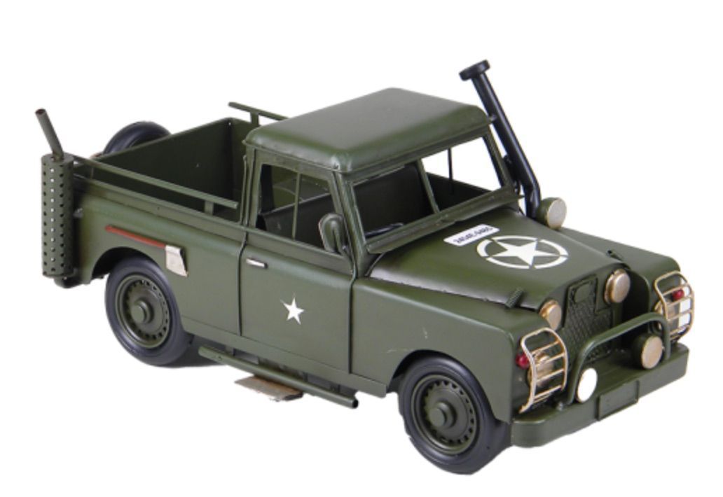 Army Rover 30cm Metal Ornament