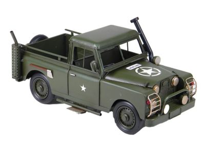 Army Rover 30cm Metal Ornament