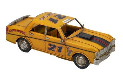 Ford Falcon GTHO Yellow 27cm Metal Ornament