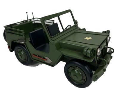 Army Jeep 29cm Metal Ornament
