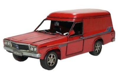 Holden HZ Sandman Red 28cm Metal Ornament