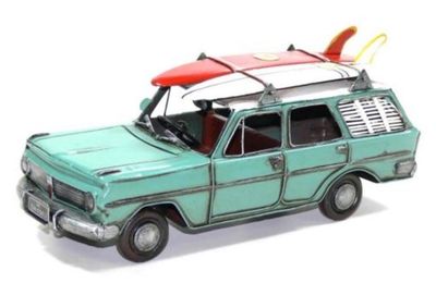 Holden EH Station Wagon with Surfboards 29cm Metal Ornament