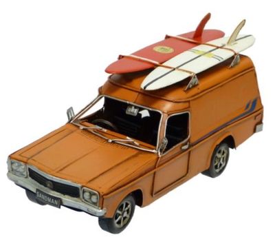 Holden HZ Sandman Orange 28cm Metal Ornament