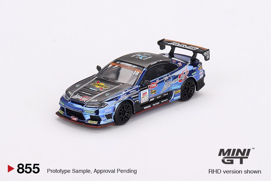 (Preorder) Mini GT Nissan Silvia (S15) D-MAX #70 D-MAX Racing 2023 D1 Grand Prix - Japan Exclusive RHD/D1