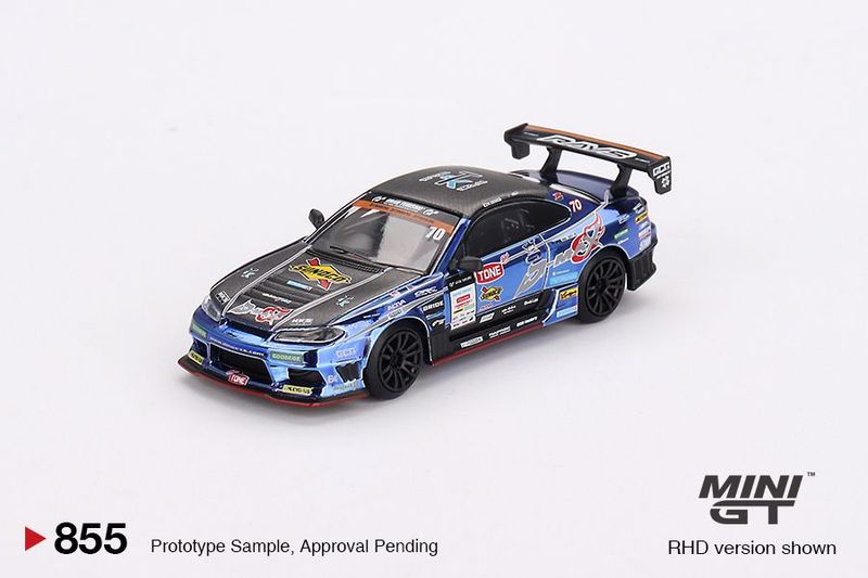 (Preorder) Mini GT Nissan Silvia (S15) D-MAX #70 D-MAX Racing 2023 D1 Grand Prix - Japan Exclusive RHD/D1
